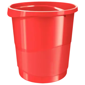 Waste bin Esselte Europost VIVIDA 14L - 14 litre capacity. Fresh standard colours. Unique squared design at base.