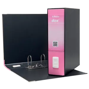 Raccoglitori A Leva Esselte Dox 4 - Formato D5, 8 Pezzi, Rosso, Per Archiviazione Documenti