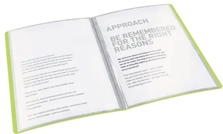 Esselte VIVIDA Display Book soft, translucent