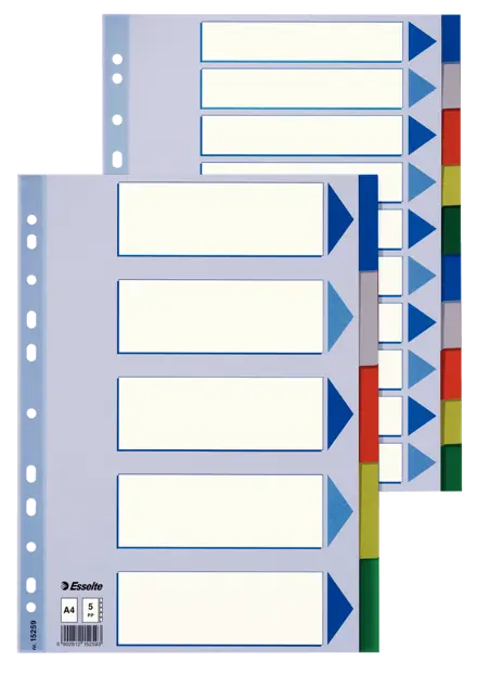 Esselte Divider, PP, A4