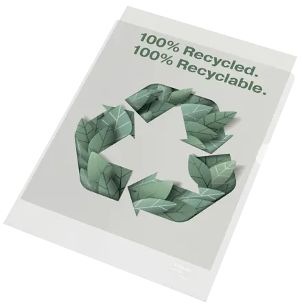 Dosieres portadocumentos A4 100% recicladas Esselte
