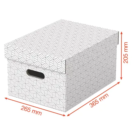 Esselte Home Storage Box Medium, Pack of 3
