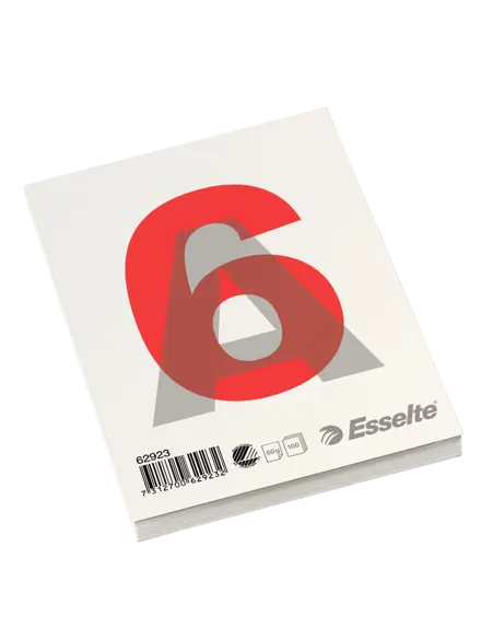 Glued Pad A6 Plain – Esselte
