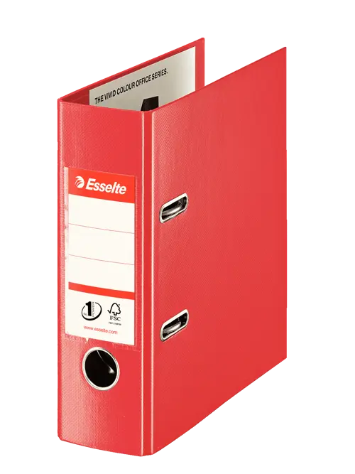 Lever Arch Files Esselte Vivid PP A5 Lever Arch File - 75mm Spine With ...
