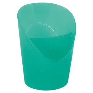 Esselte Colour'Breeze penneholder - Transparent penneholder til brug i hjemmet og på kontoret. 2 opbevaringsrum. Frisk og moderne design.