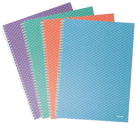 Caderno A4 com padrão pautado Esselte Colour'Breeze