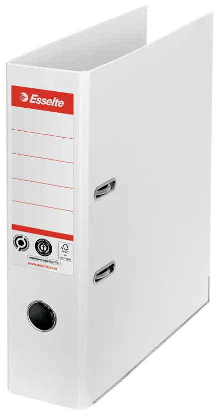 Esselte Raccoglitori con meccanismo a leva N.1, cartone riciclato al 100%, a zero emissioni CO2 - Dorso 75mm