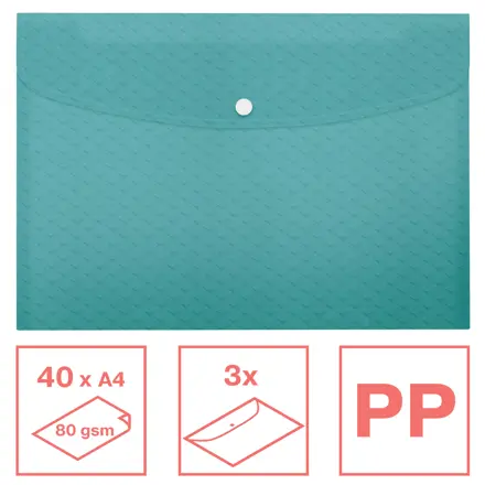 Porte-documents A4 PP Esselte Colour'Breeze, lot de 3