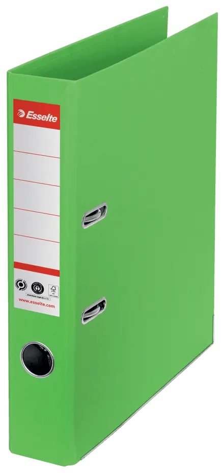 Esselte CO2-neutral brevordner No. 1, 100% genbrugskarton, FSC, A4/ 50 mm
