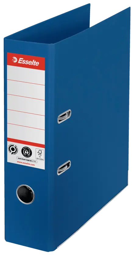 Esselte CO2-neutral brevordner No. 1, 100% genbrugskarton, FSC A4/75 mm