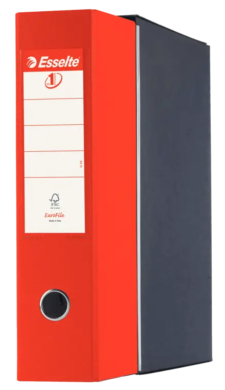Registratori in plastica con custodia EUROFILE - F.to Protocollo - Dorso 8 cm