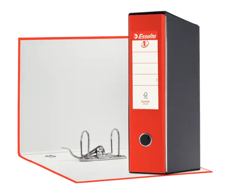 Registratori in plastica con custodia EUROFILE - F.to Protocollo - Dorso 8 cm