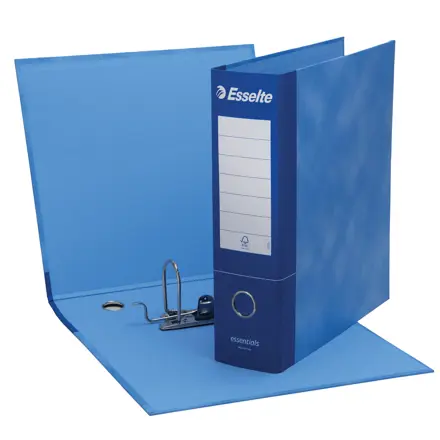 Registratori in cartone con custodia ESSENTIALS - F.to Commerciale - Dorso 8 cm