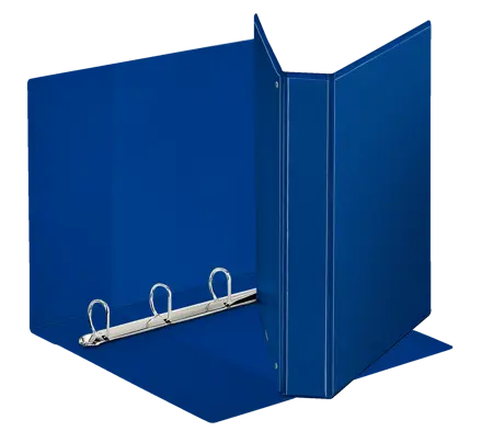 Raccoglitore Display in PP personalizzabile (3 tasche) ad anelli 4- 30 - D - f.to maxi