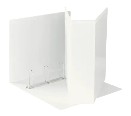 Raccoglitore Display in PP personalizzabile (2 tasche) ad anelli 4- 65 - Q - f.to maxi