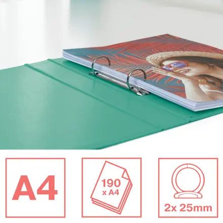 Esselte Colour'Breeze Raccoglitore a 2 anelli in PP
