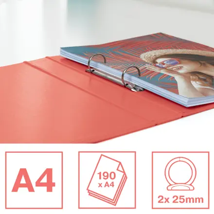 Esselte Colour'Breeze Raccoglitore a 2 anelli in PP