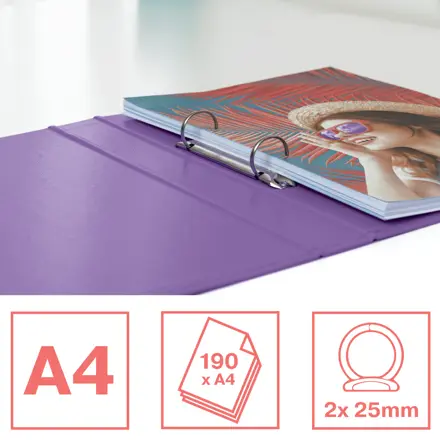 Esselte Colour'Breeze Raccoglitore a 2 anelli in PP