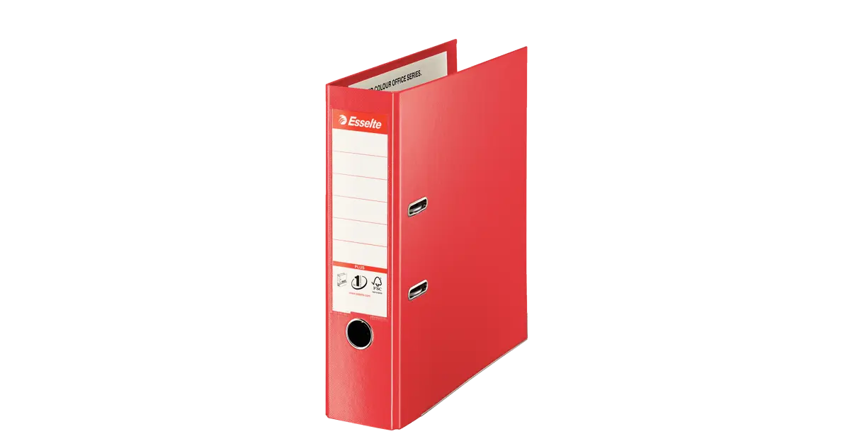 Classeur à Levier Esselte A5 – Dos 80 Mm, Capacité 600 Feuilles, Gris, étiquette Personnalisable, Idéal Pour Bureau Ou Maison