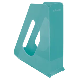 Esselte Colour'Breeze tidsskriftsamler - Transparent A4 tidsskriftsamler til brug i hjemmet eller på kontoret. Opbevar magasiner, mapper og papirarbejde. Frisk og moderne design.