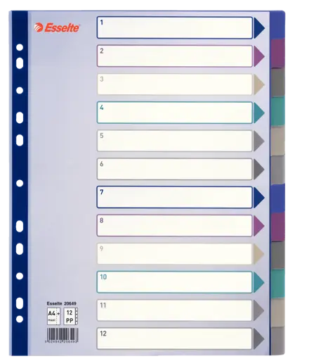 Intercalaires Leitz, en Papier, hauteur 210 mm extra large