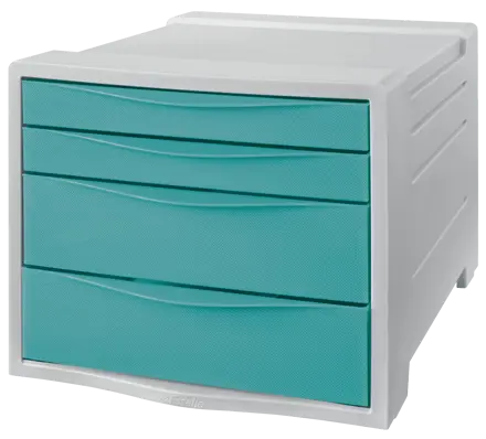 Короб с 4 ящиками Esselte Colour'Breeze