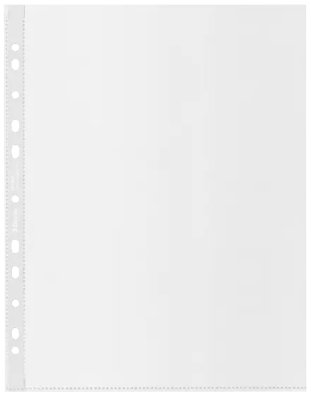 Esselte Buste perforate Office 100% riciclate - antiriflesso - f.to 22x30 cm - conf.da 100