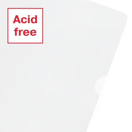 Esselte Buste a L De Luxe 100% riciclate - antiriflesso - f.to 22x30cm - conf.da 100