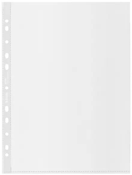 Esselte Buste perforate De Luxe 100% riciclate - antiriflesso - f.to A4 - conf.da 50