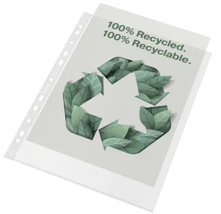 Esselte 100% Recycled Pocket A4 MAXI Box of 50