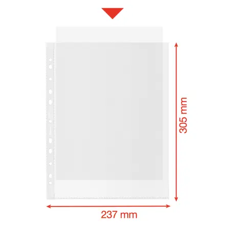 Esselte 100% Recycled Pocket A4 MAXI Box of 50