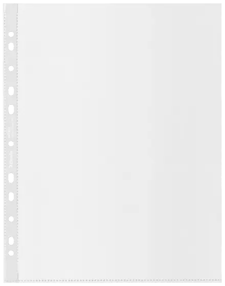 Esselte Buste perforate De Luxe 100% riciclate - antiriflesso - f.to 22x30 cm - conf.da 50