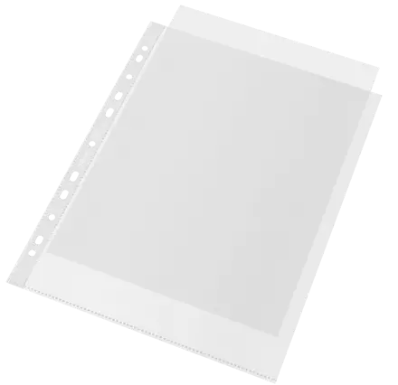 Esselte Buste perforate De Luxe 100% riciclate - antiriflesso - f.to 22x30 cm - conf.da 50
