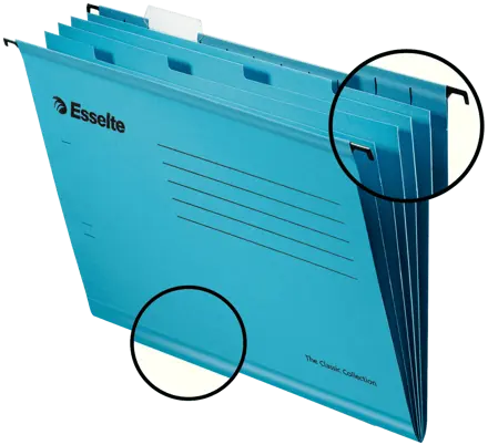 Dosar suspendabil Esselte Classic cu separatoare, carton, A4