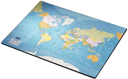 Skrivunderlägg Världskarta Esselte Europost 40x53cm