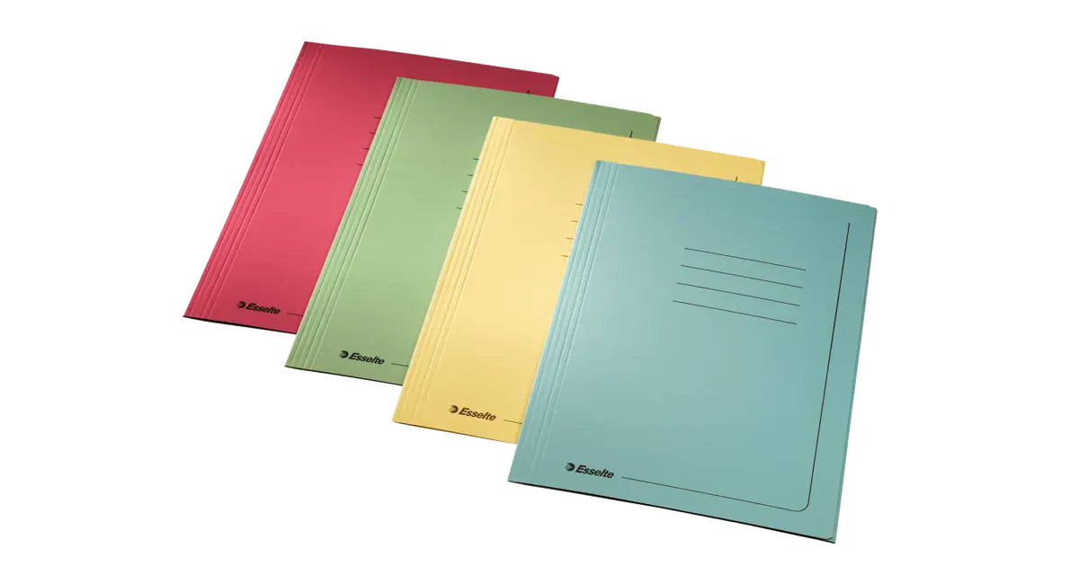Cartelle Manilla ESSELTE Formato A4 24,5x35 Cm | Azzurro Confezione Da 100 | Cartoncino 180 G/mq