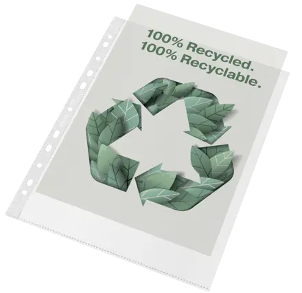 Esselte 100% Recycled kansiotasku A4 MAXI 100mic/100