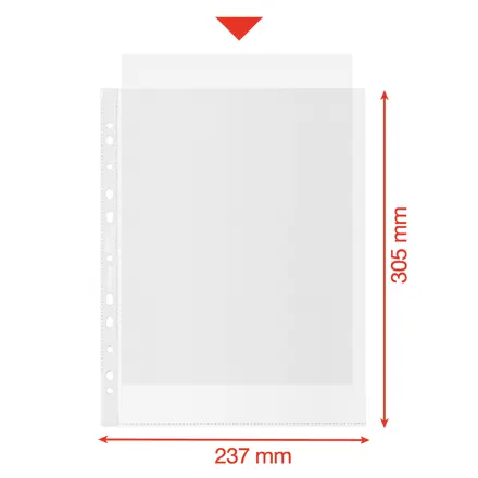 Esselte 100% Recycled kansiotasku A4 MAXI 100mic/100