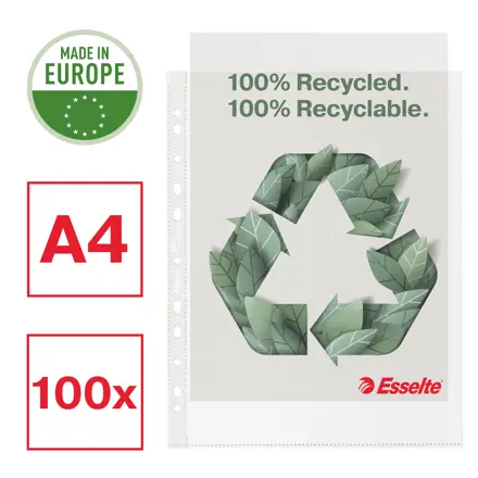 Esselte 100% Recycled kansiotasku A4 MAXI 100mic/100
