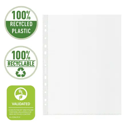 Esselte 100% Recycled kansiotasku A4 MAXI 100mic/100