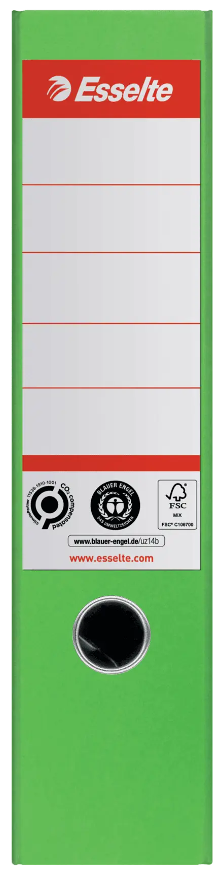 Esselte No. 1 Ordner, klimaneutral, 100% Recycling-Karton