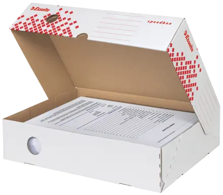 Arkivæske Esselte Speedbox FSC® horisontal 80 mm
