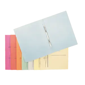 Farde à devis manille Esselte avec mécanisme de clip en métal - En carton 100% recyclé. Ange bleu. A4.