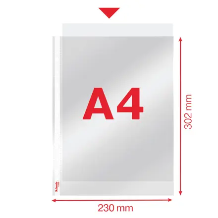 Lomme Esselte 40my A4