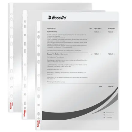 Lomme Esselte 40my A4