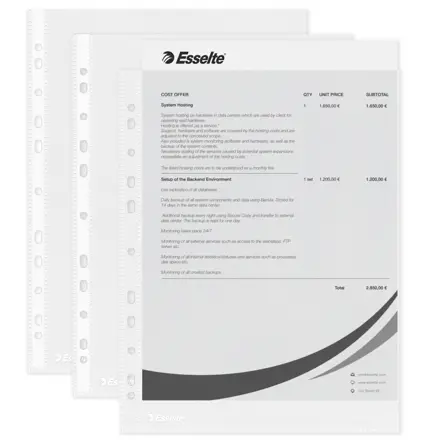 Lomme Esselte 35my A4