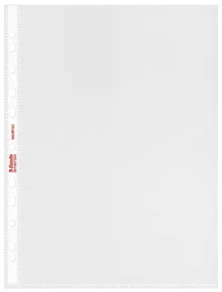 Buste perforate STANDARD - PPL antiriflesso - f.to 22 x 30 cm - conf.100 pz