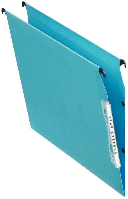 Mini file Plus porta catelle sospese (Include 5 cartelle sospese Alpha blu)