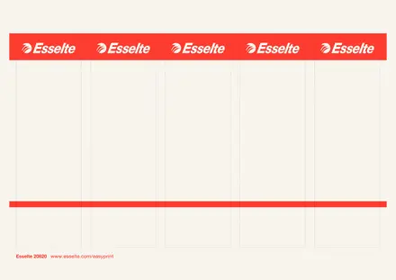 Spine Labels Pc Printable For Esselte Laf 75 Mm Bag 50 Spine Labels And Accessories Esselte