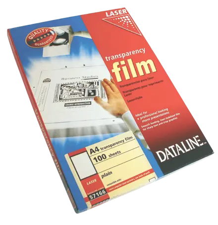 laser printer transparency